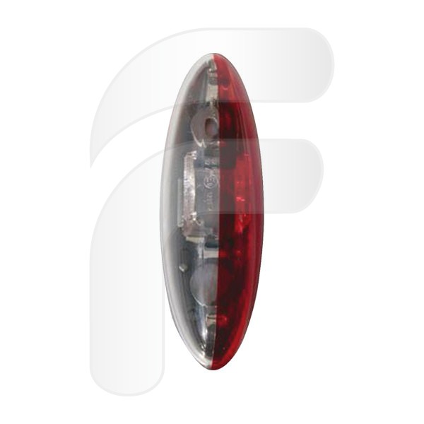  SIGNAL POSITION LAMPS END OUTLINE MARKER LIGHT 9/32V WHITE/RED 